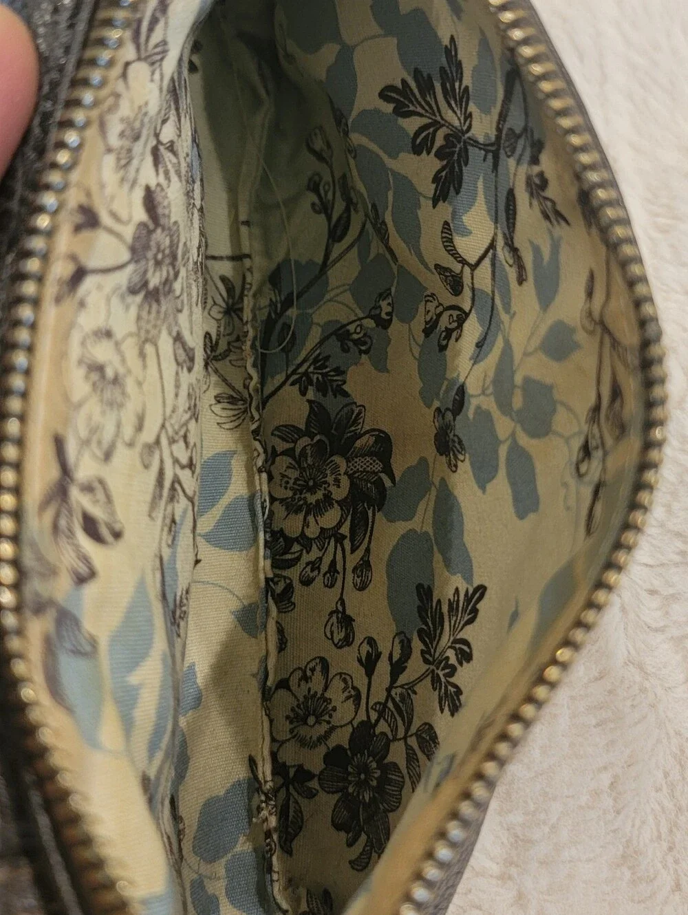 Brighton Mira Flor Large Wallet Chocolate Leather